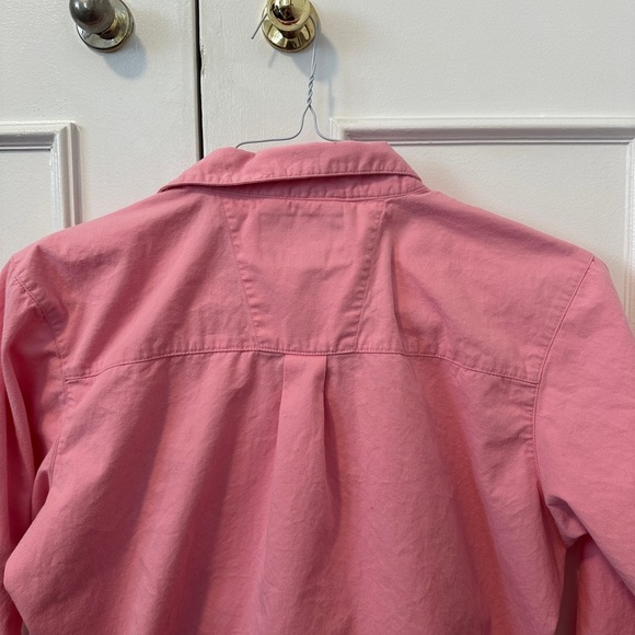 Wrangler Western Breast Cancer Pink Button Down Long Sleeve Shirt Size Large - Picture 9 of 12